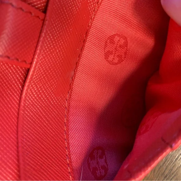 Tory Burch Bright Red Wallet - EUC - Picture 5 of 6